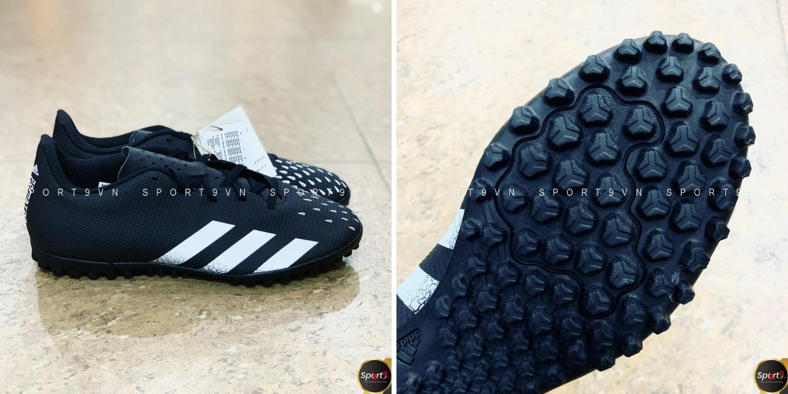 Adidas Predator Freak .4 TF Superstealth - Màu Đen/Trắng - FY1046